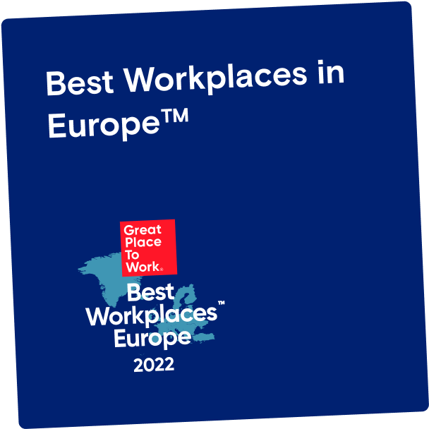 Great Place to Work in Europe 2022
