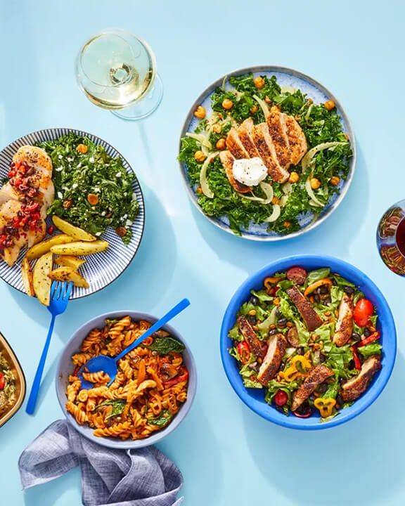 Blue Apron kit unboxed
