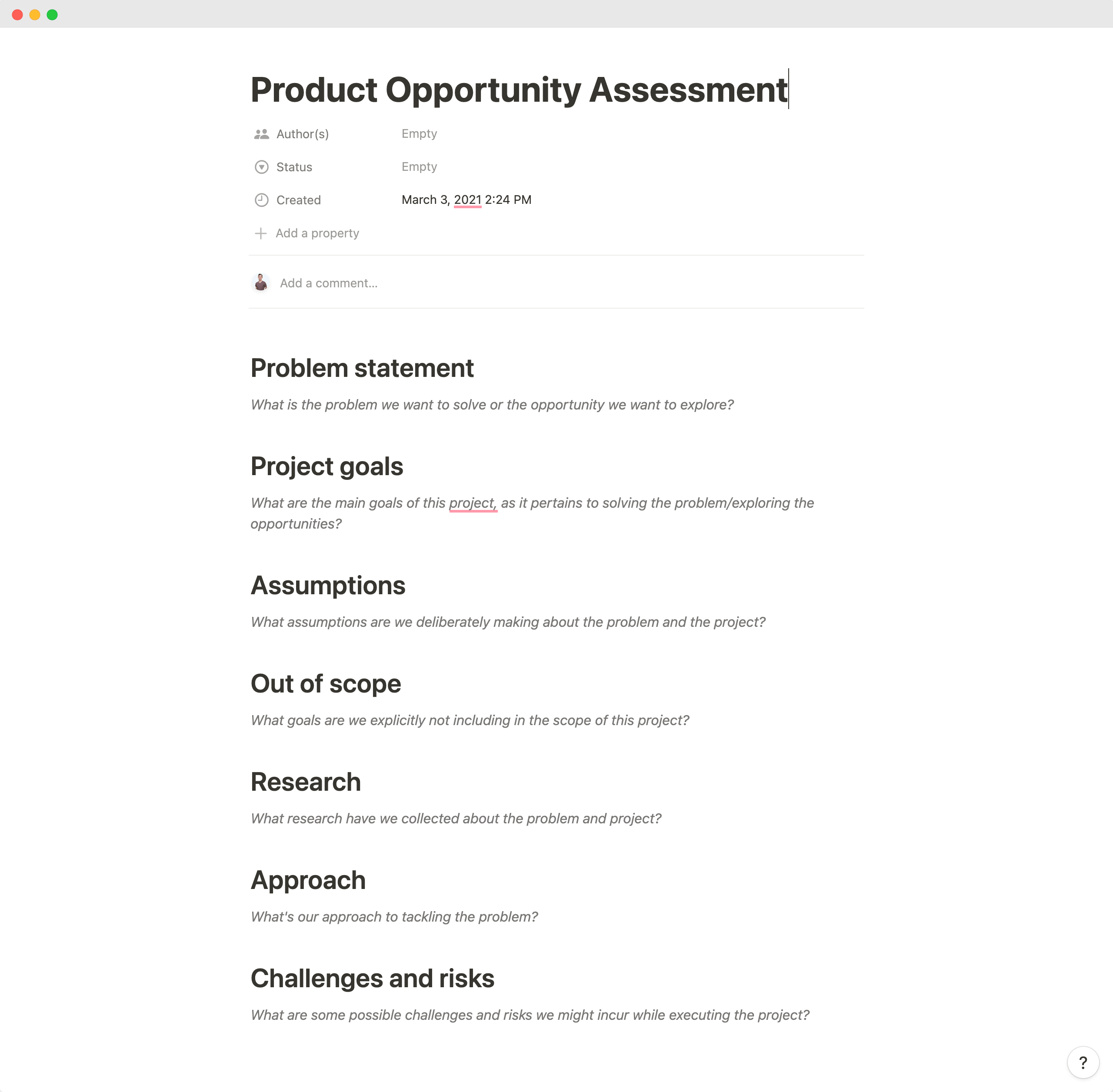 POA template