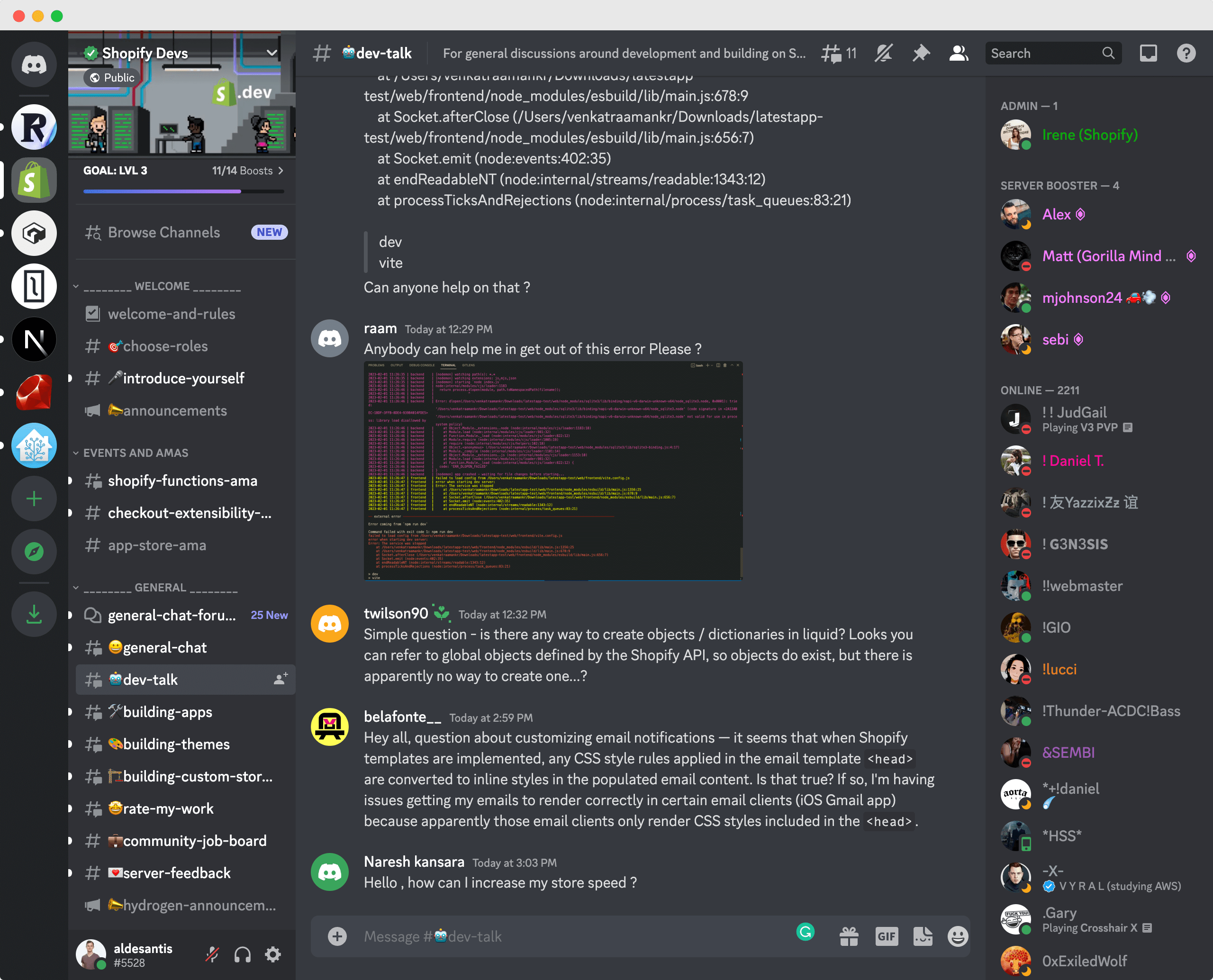 Shopify Discord